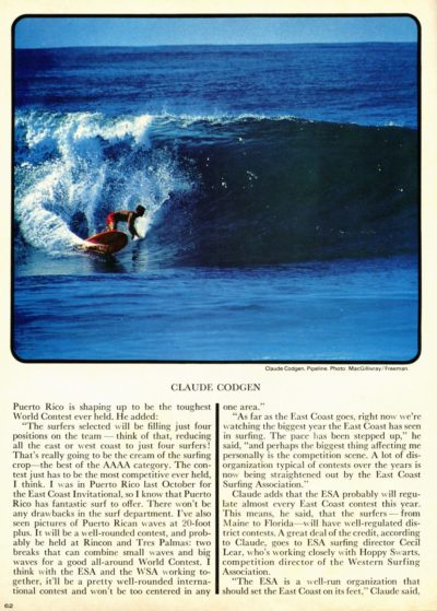 Claude Codgen – East Coast Surfing Hall of Fame